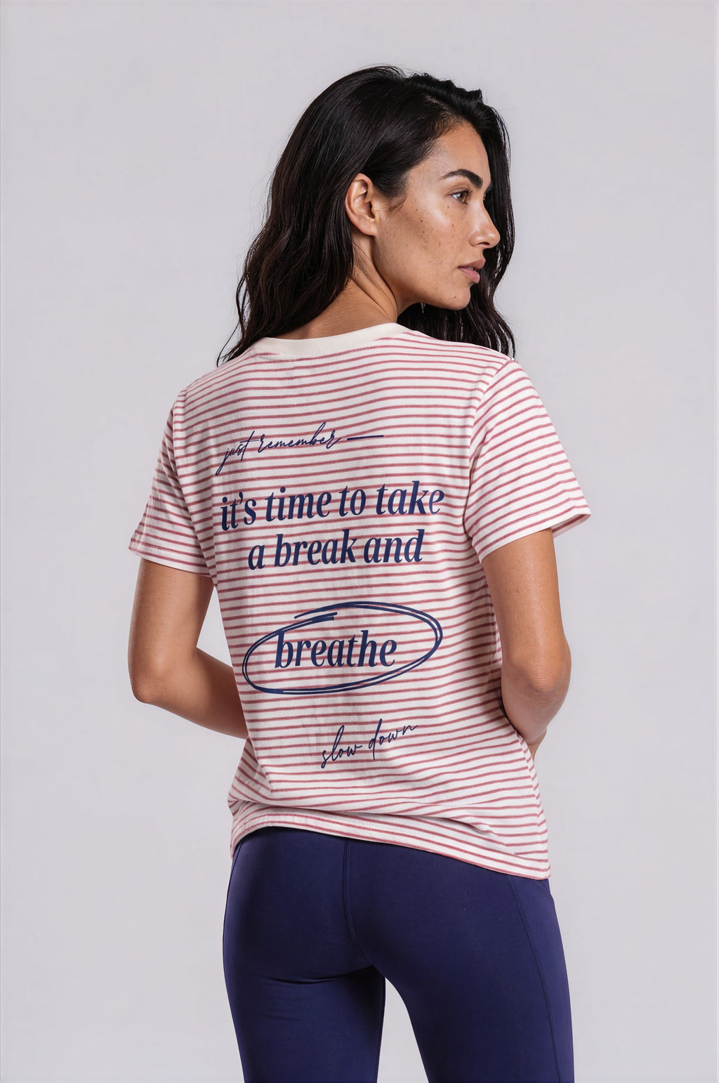 CAMISETA LISTRADA BREATHE