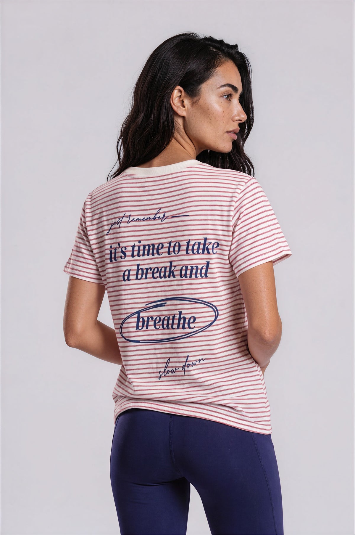 CAMISETA LISTRADA BREATHE