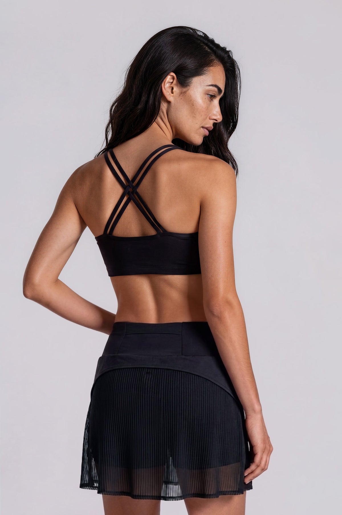 SAIA SHORT PLISSADA REST