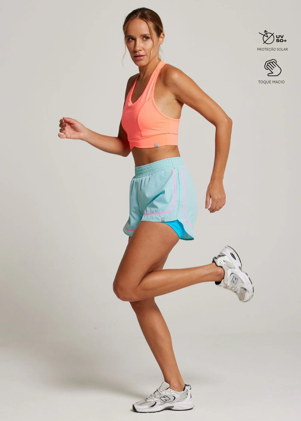 SHORT DE CORRIDA COLORFULL