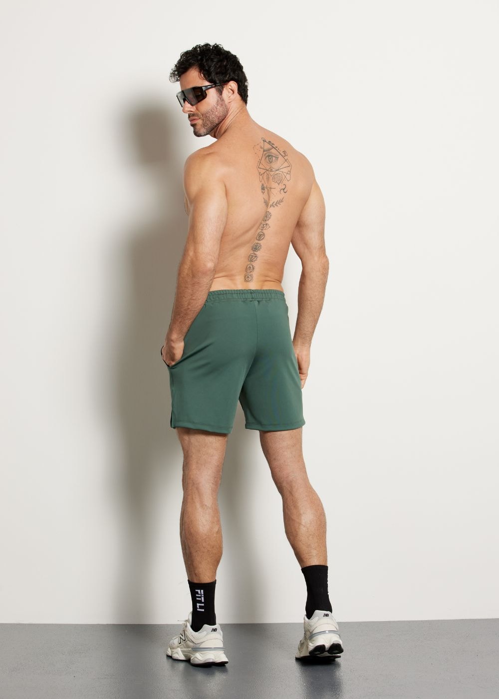 SHORT MASCULINO COM BOLSO POWER GYM